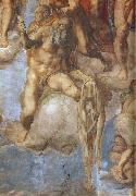 Michelangelo Buonarroti The Last Judgment oil on canvas